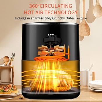 キッチン家電 Air Fryer Amazon.com: ASZ Digital Air Fryer 4.5qt with Window - Small